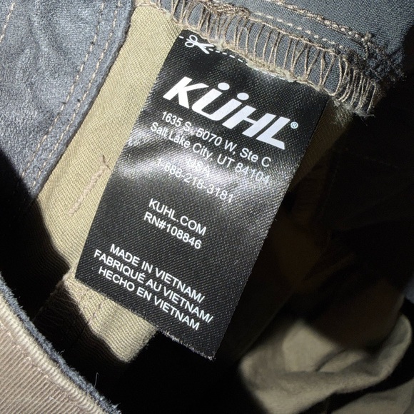 Kuhl Free Rydr Vintage Patina Dye Hiking Pants Outdoor Canvas Brown Men’s 32x32 - Picture 15 of 16